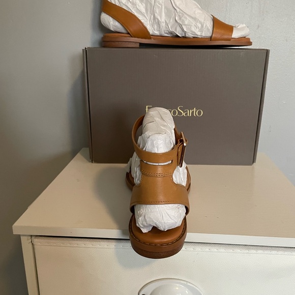 Franco Sarto Women's Brown Strappy Sandals - Picture 2 of 5